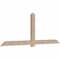 Ekena Millwork Eugene Smooth Timber Gable Bracket, Douglas Fir, 108"W x 40"H x 3 1/2"D x 5 1/2"F, 9/12 Pitch GBW108X40X0406EUG00SDF - alternate 4